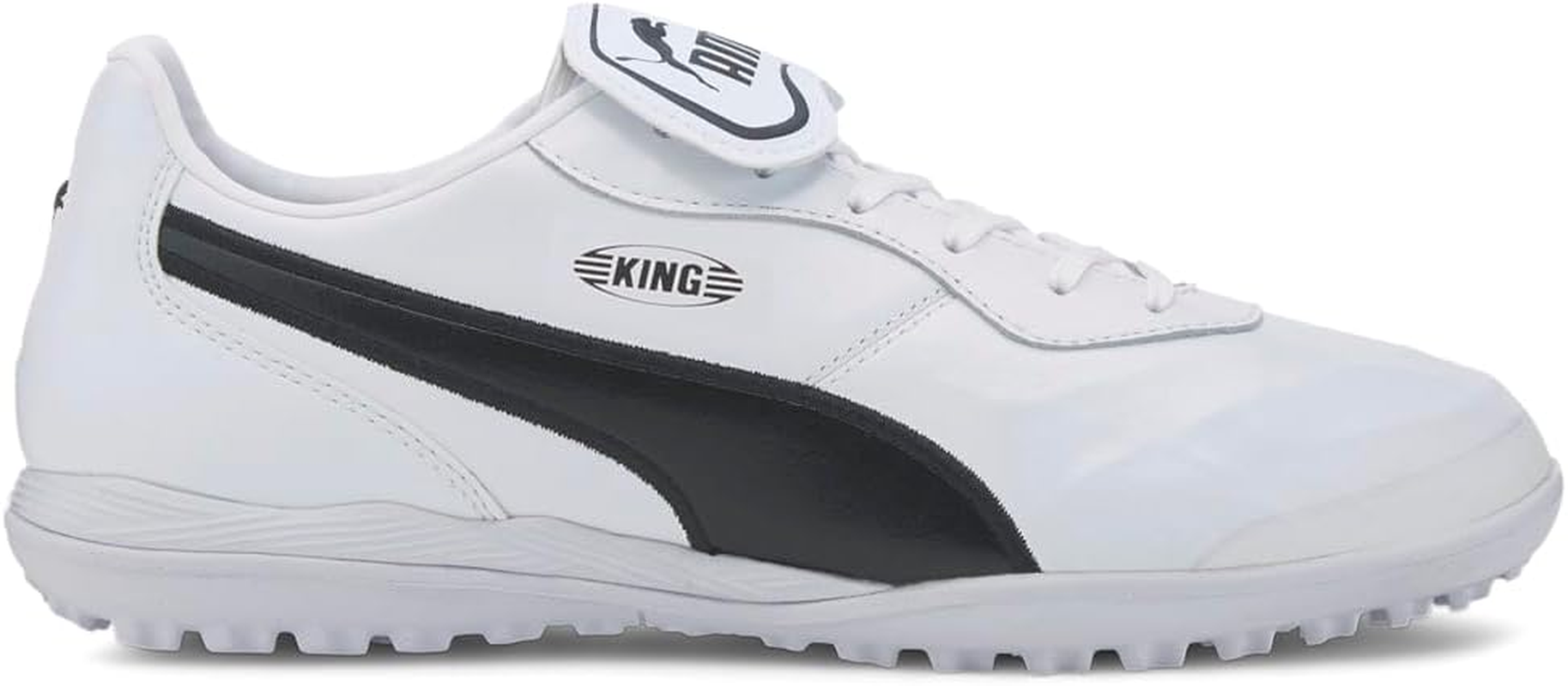 PUMA Unisex Adults' King TOP TT Football Boots, Black White image number 2