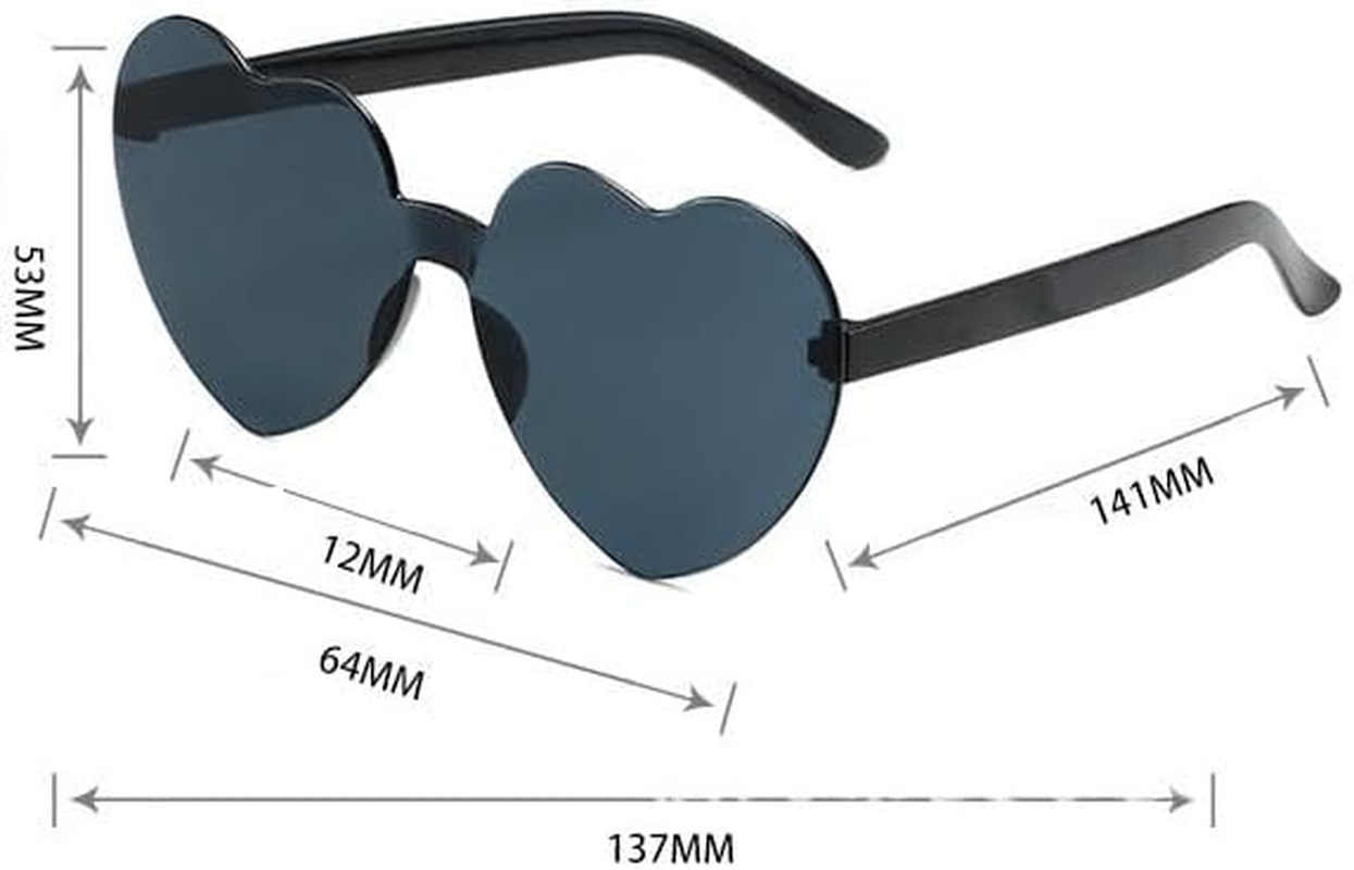 4 Pcs Valentines Day Heart Head Boppers Eyeglasses Glasses Headband Love Hair Hoops Sunglasses Red Heart Headpiece Hair Bands Women Dress up Christmas Wedding Birthday Party Accessories