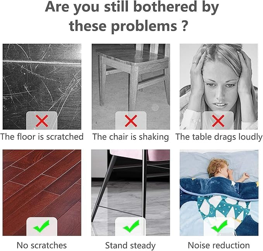 1.18" Diameter PVC Square Table and Chair Leg Covers Furniture Foot Pads Tile Floor Protectors, Black, 20 Pack image number 3