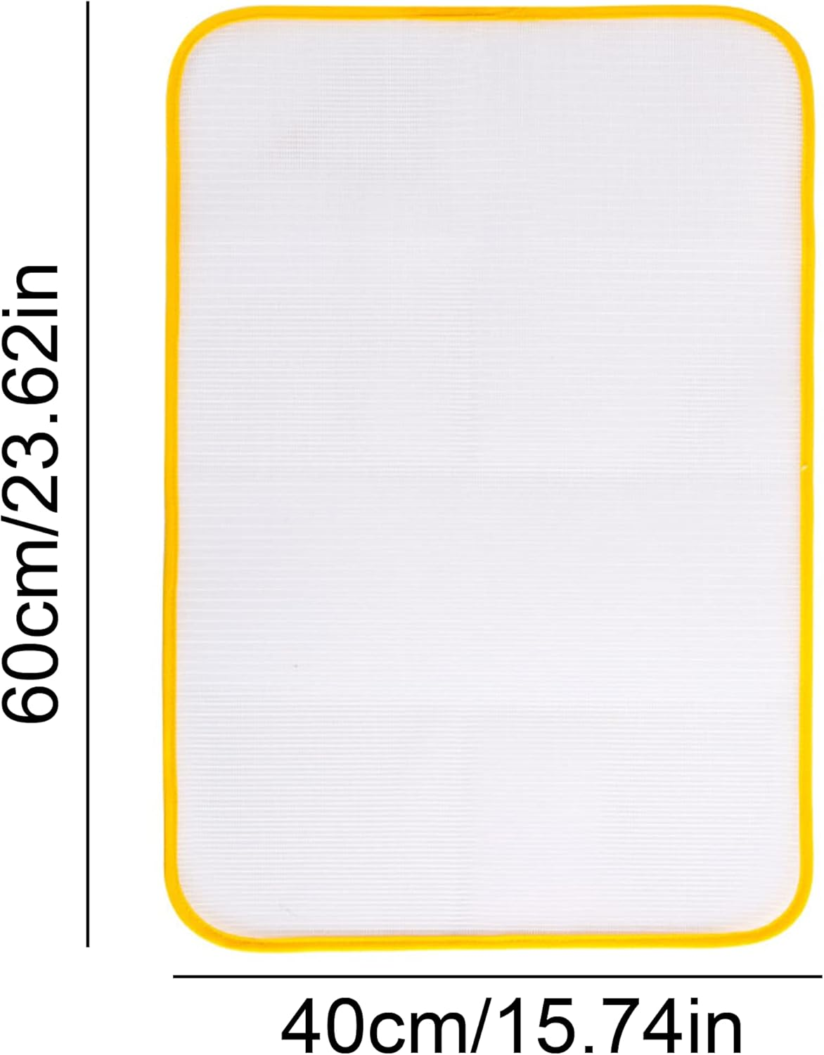 IRYNA 5Pcs Heat-Resistant Mesh Ironing Cloth,Protective Ironing Cloth Mesh Fabric Iron Pressing Cloth,Protective Ironing Scorch Saving Mesh Pressing Pad(40 X 60Cm) image number 4