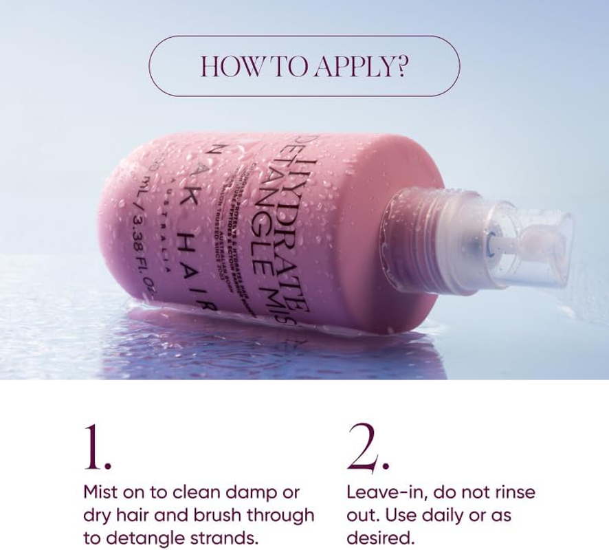 NAK Signature Hydrate Detangle Mist 250Ml image number 4