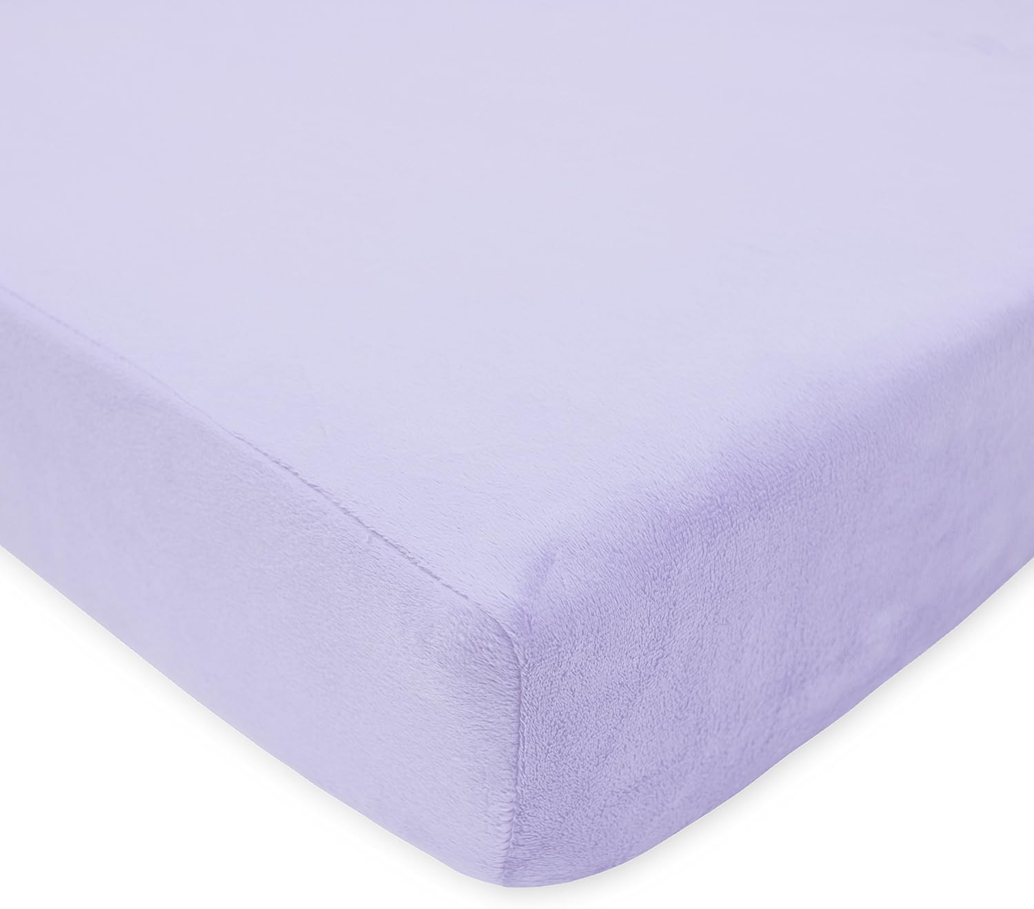 TL Care Heavenly Soft Chenille Crib Sheet, Navy, 28" X 52"