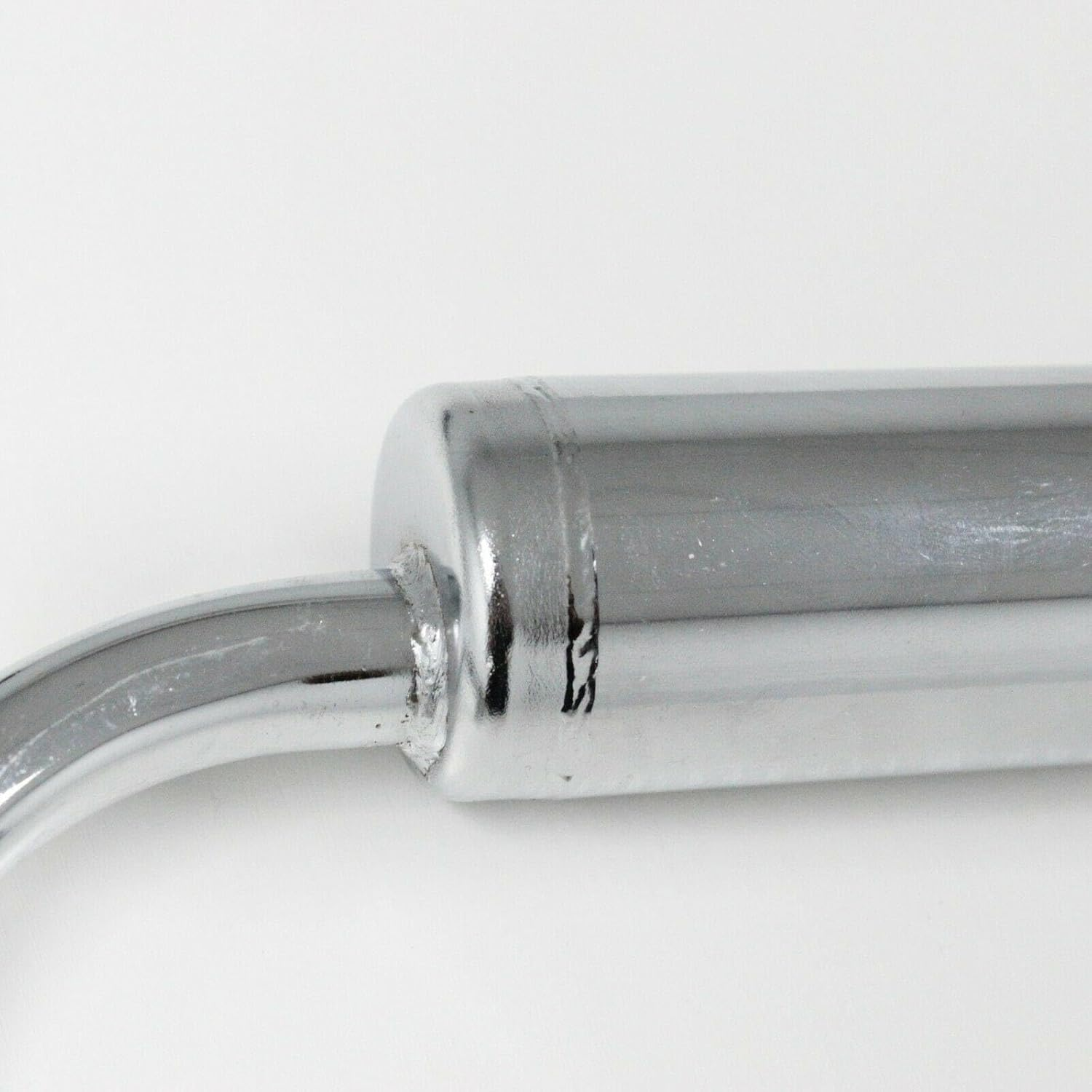 TDR Exhaust Muffler Pipe for 2 Stroke 100CC Engine Kit Motorized Push Bike Bicycle Silver Exhaust Pipe