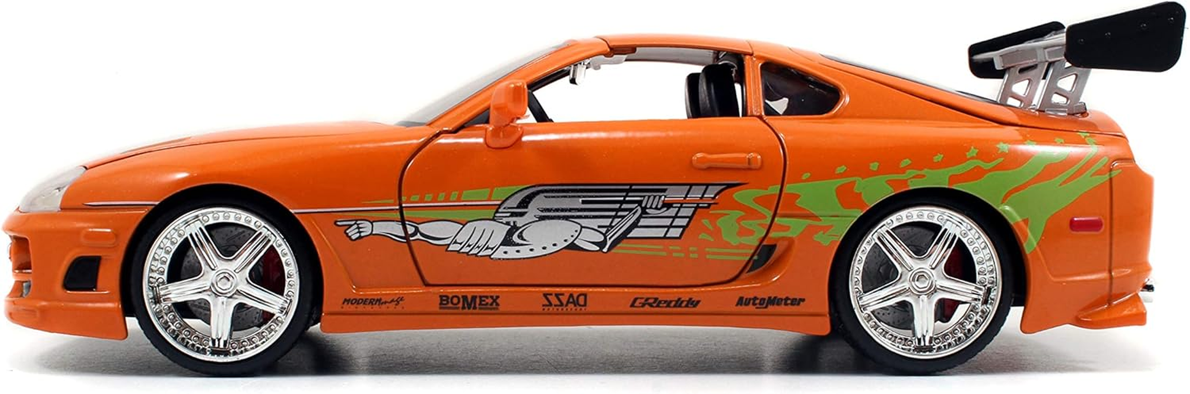 1:24 Fast & Furious - '95 Toyota Supra,Orange image number 3