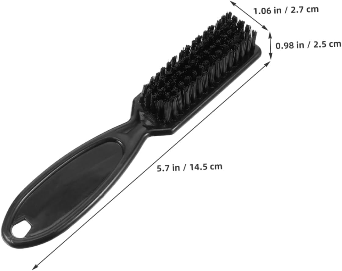 Minkissy Nylon Fade Styling Brush Barber Hair Cleaning Brush Taper Styling Tool image number 2