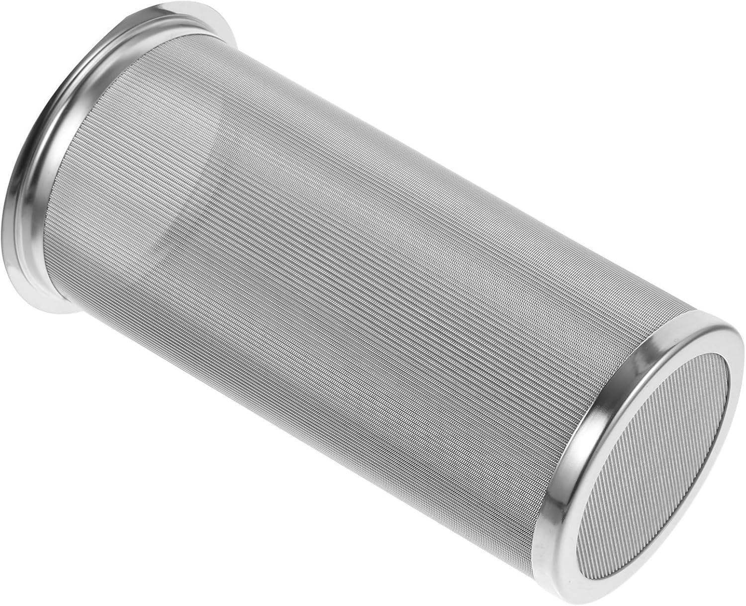 Angoily 304 Stainless Steel Coffee Strainer Mesh Infuser Insert 8X15Cm round Juice Tea Filter Cylinder for Coffee Pot Accessories and Tea Brewing image number 2