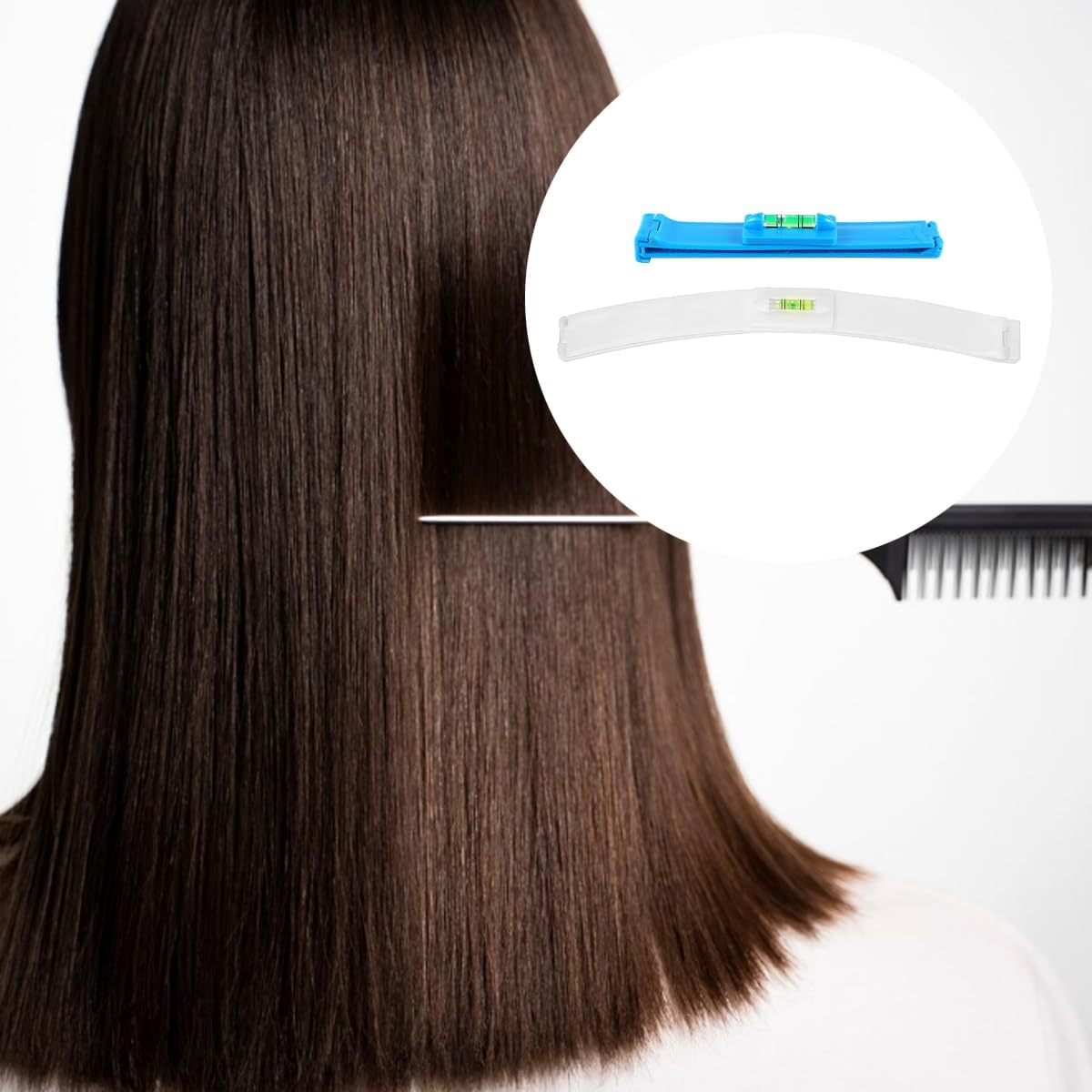 Gorise 2Pcs Hair Clip Tool Hair Tool Barrettes Hairpins Professional DIY Home Styling Accurate Haircutting Tool for Layers Bangs and Split Ends image number 2