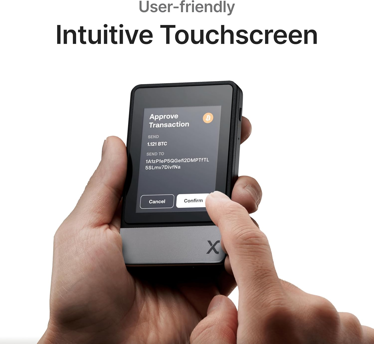 Secux Neo X - Crypto Wallet W/Intuitive Touchscreen, Bluetooth & USB-C, Manage Bitcoin, Ethereum, Nfts, Tokens, & Cryptocurrency with Military-Grade Security and User-Friendly Interface image number 3