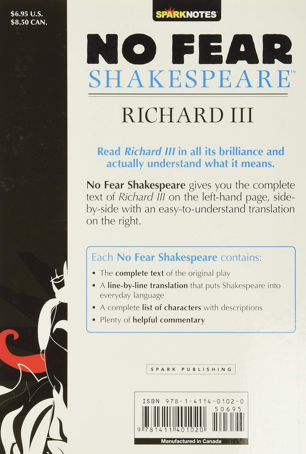 Richard III (No Fear Shakespeare): No Fear Shakespeare Side-By-Side Plain English image number 3