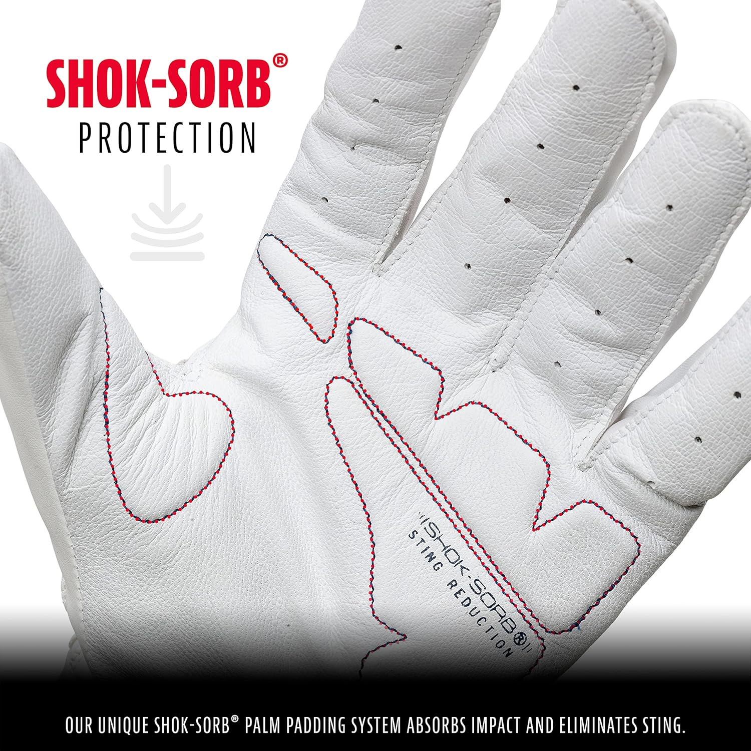 Franklin Sports MLB Shok-Sorb X Batting Gloves image number 1