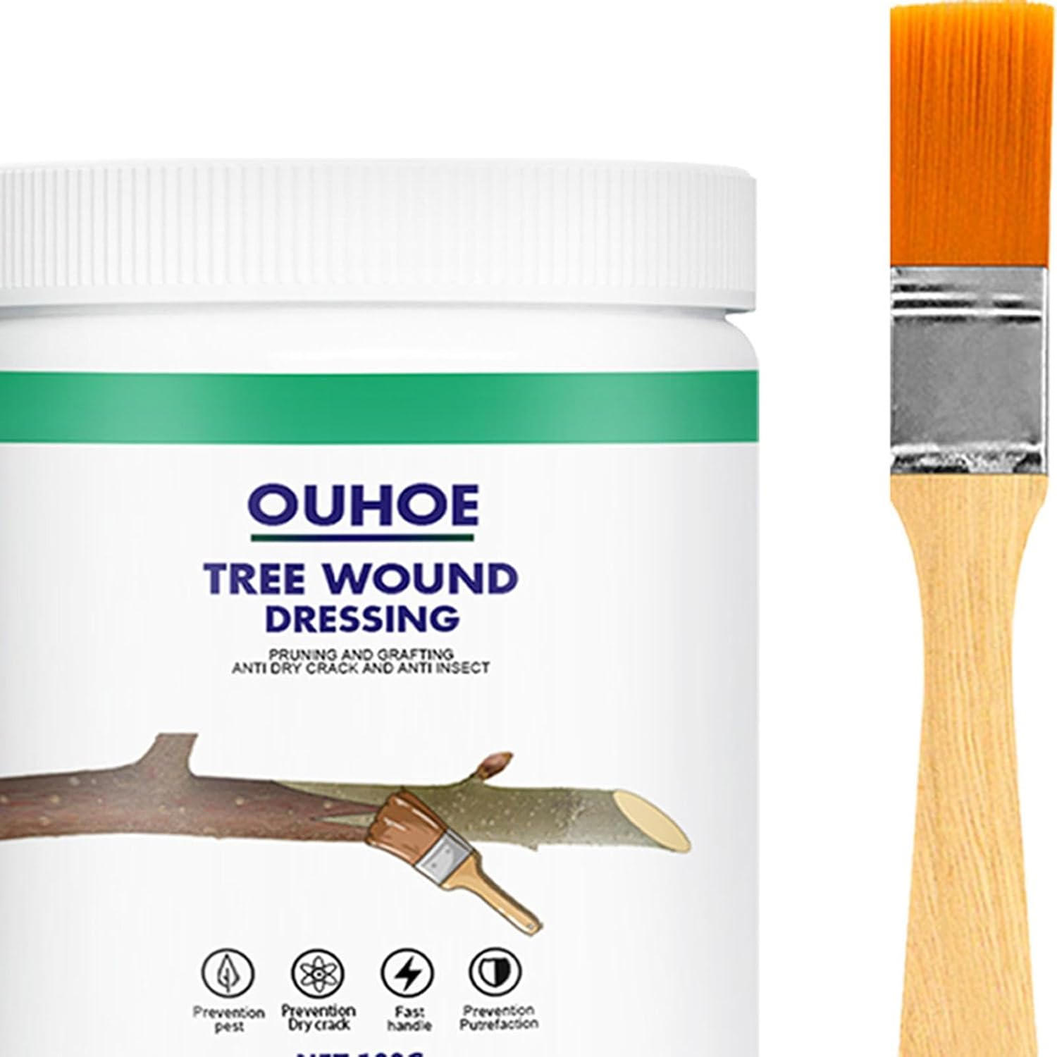 JISADER Tree Wound Sealer Tree Repair Garden Supplies Compound Sealer Multipurpose Portable for Branch Pruning Gardening Grafting image number 3