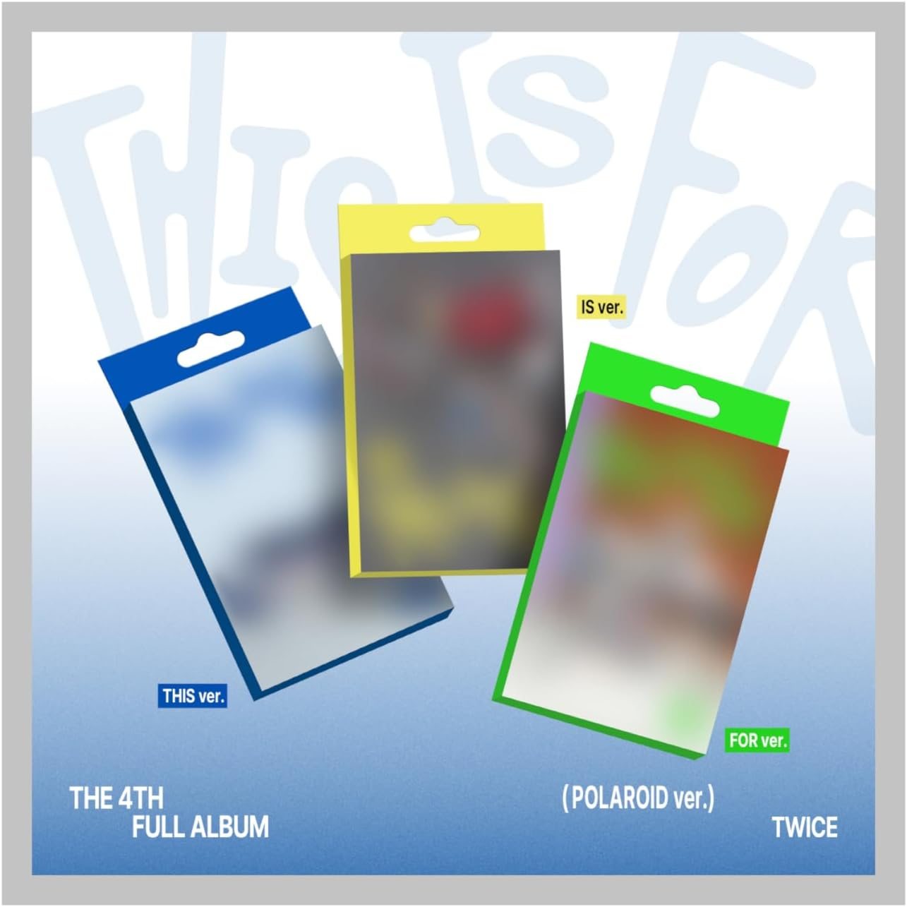 TWICE THIS IS for 4Th Album POLAROID Version with Tracking Sealed (Random Version) image number 2