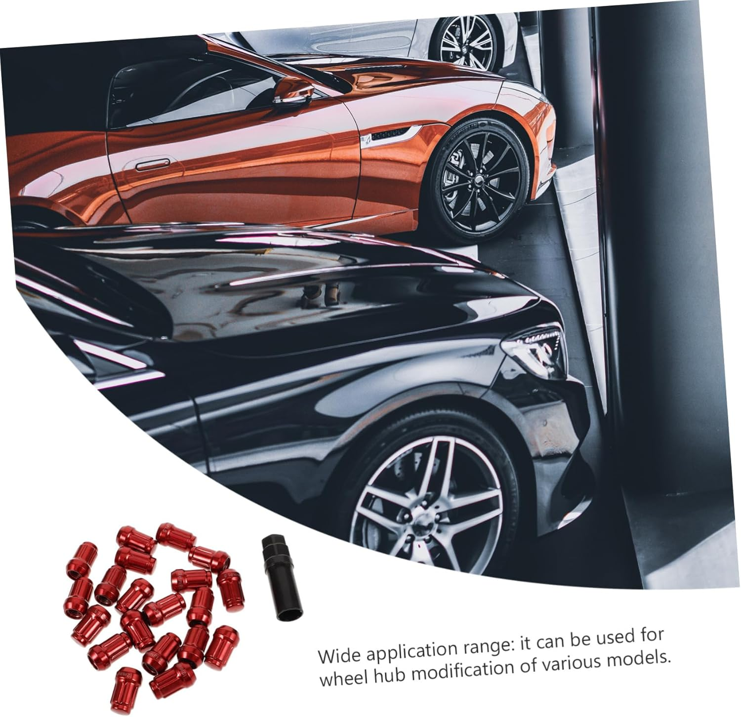 GLEAVI 20Pcs Car Wheel Lug Nut Covers Tire Hub Caps Lug Nut Replacement for Automotive Vehicles image number 6