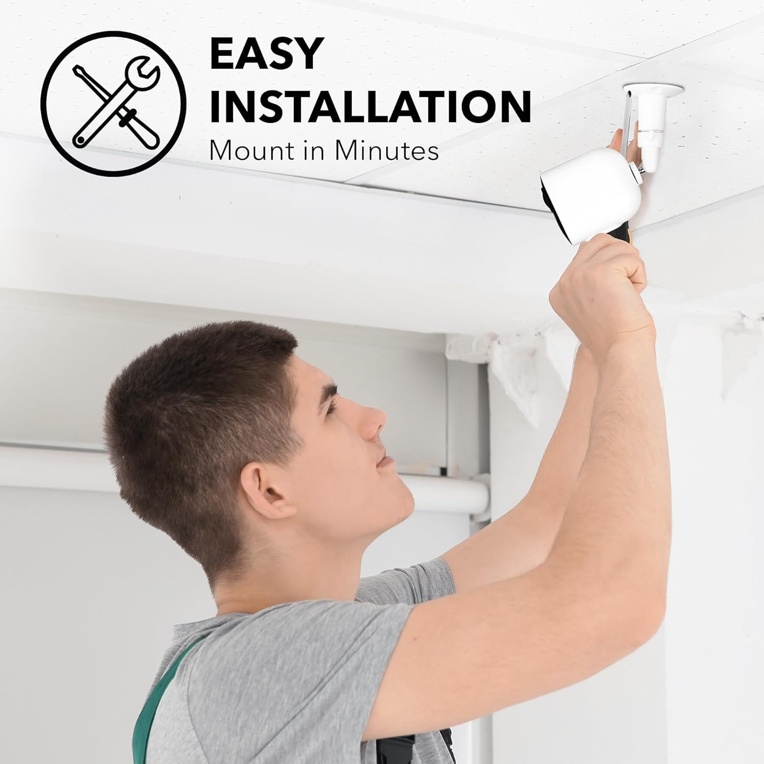 Skogfe 4Pack Security Camera Universal Mounting Bracket,Adjustable Indoor/Outdoor Security Wall Metal Bracket, Compatible with Arlo Pro/Pro 2/Pro 3/Pro 4/Ultra/Ultra 2, Ring Stick up (4) image number 4