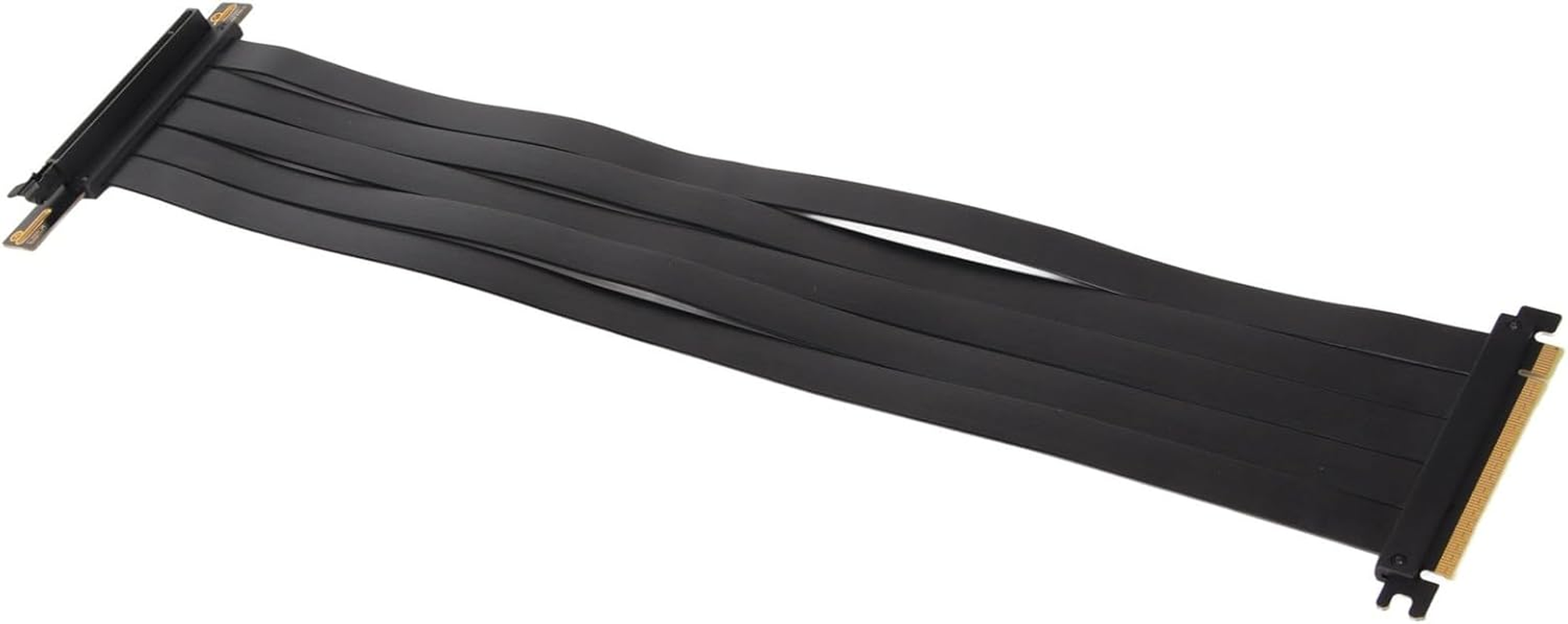 PCIE 4.0 16X Extreme High Speed Riser Cable, High Speed PCIE Riser Cable 180 Degrees, GPU Extension Card for RX6900XT RX6800XT Rtx3090Ti (45Cm) image number 1