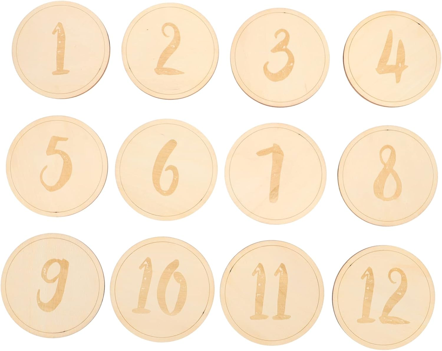 MERRYHAPY 12Pcs Milestone Cards Newborn Photography Props for Celebrating Growth Monthly Milestones for Boys Keepsake for First Year Memories image number 4