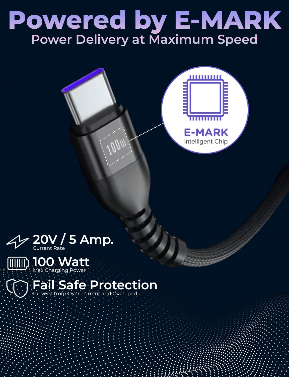 Magnilink 360 PRO 100W Magnetic USB C Phone Charger (Pack of 2) - 6 in 1 Magnet Charging Cable Fast Charging & Data - Works with I-Products, Type-C and Micro USB (Onyx Black) image number 1