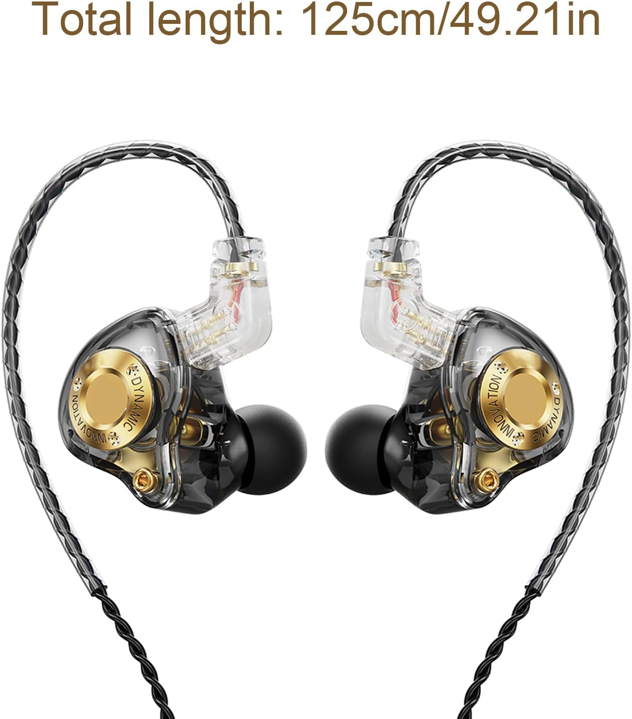 Gaming Earphones with Detachable 2-Pin Cable, Enhanced Bass for Immersive Sound - In-Ear Headphones for PC Gaming, Mobile Music, Travel - Colored image number 7