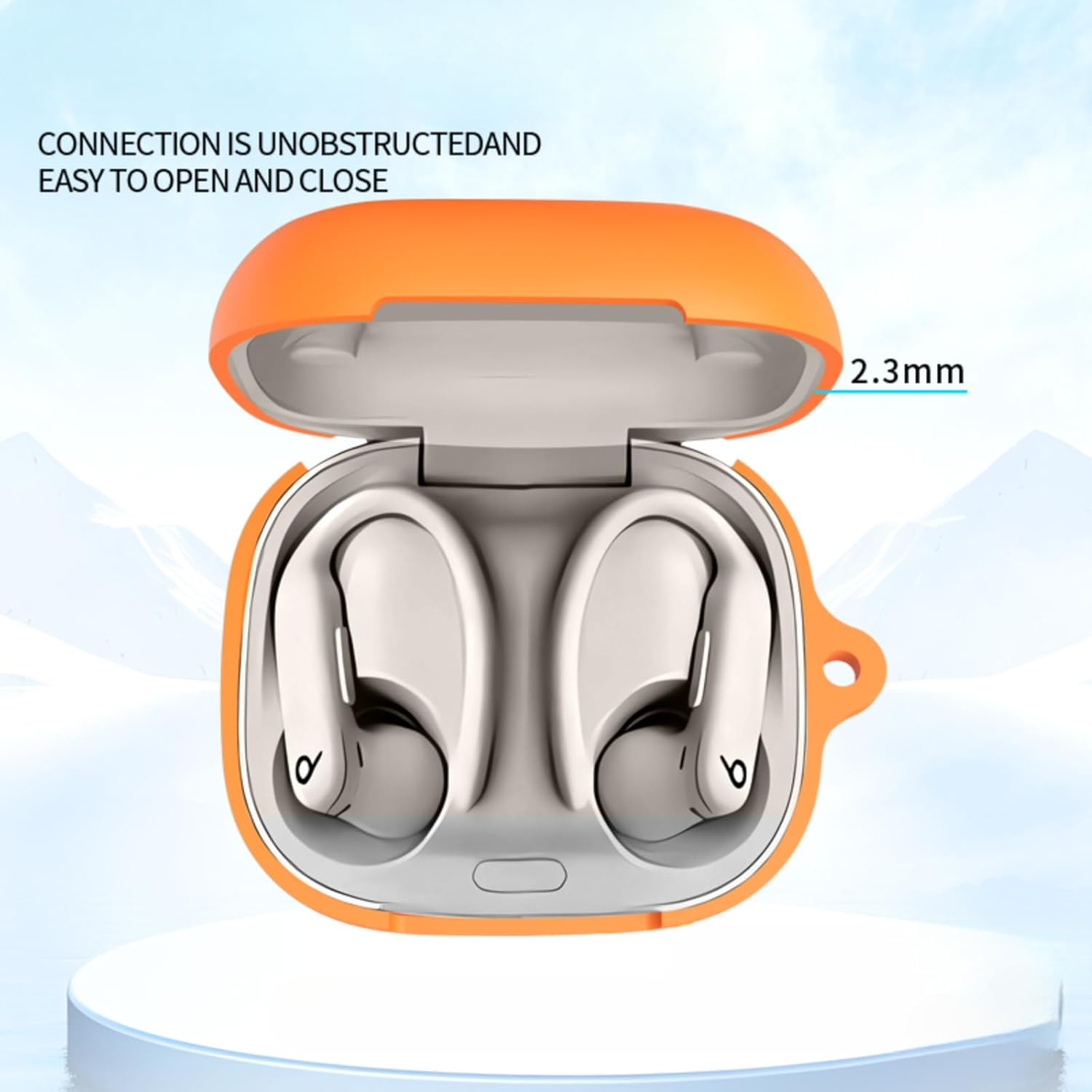 Headphone Cover for Powerbeats Pro 2 Silicone Case Dropproof Dustproof Charging Compartment Headphone Case Case image number 2