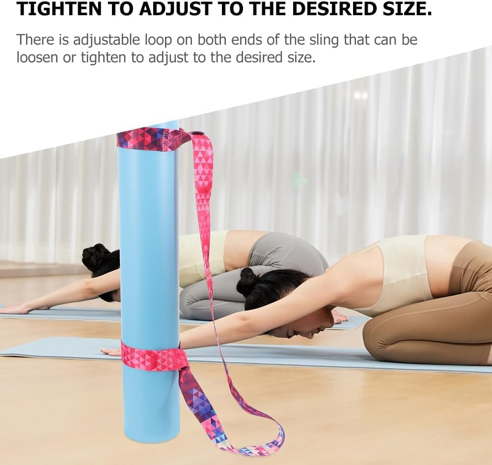 Beyolezi an Yoga Mat Strap for Carrying, Yoga Mat Carrier, Adjustable Yoga Mat Sling for Yoga Mat Exercise Mat