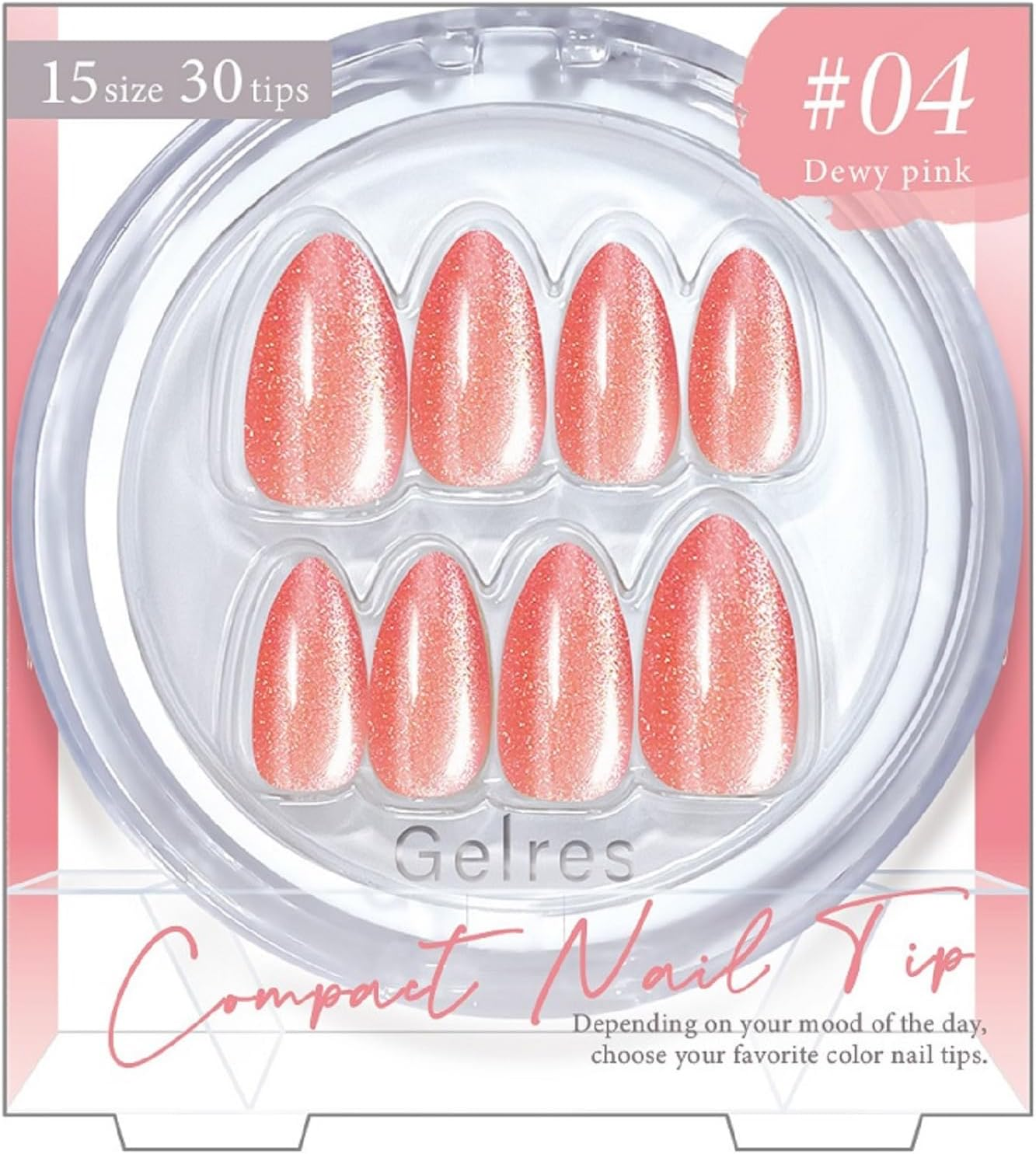 ST Geris Compact Nail Tip GCN 1301 Ecrubert (Pack of 30) - 02 French Chic image number 2