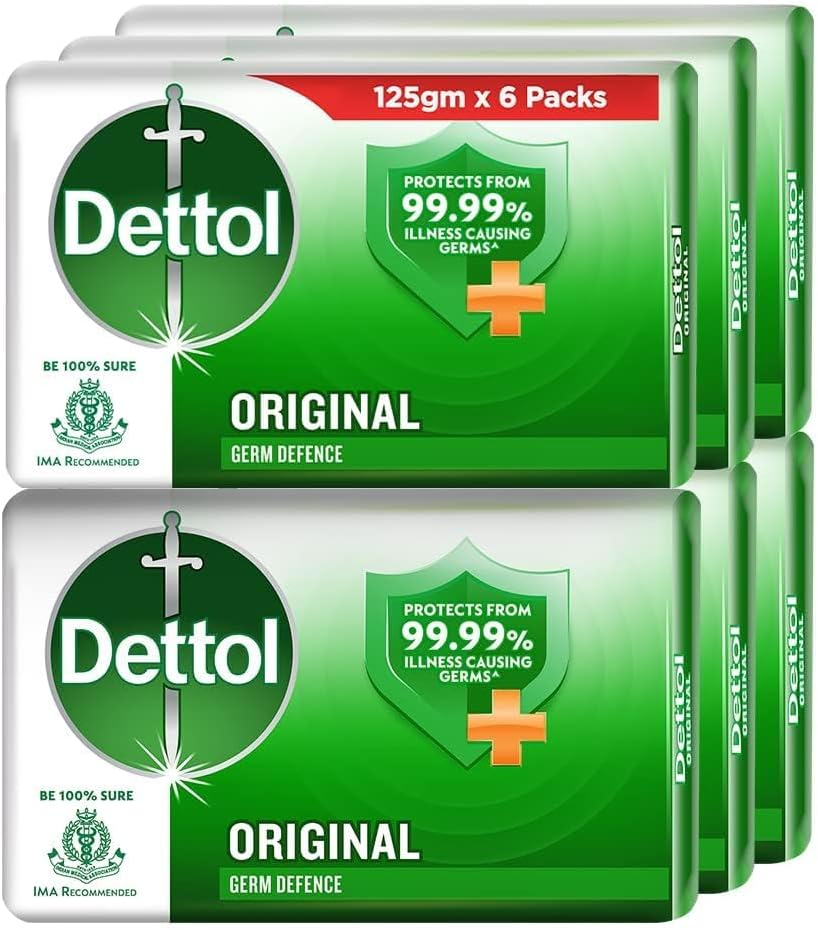Dettol Soap, Original - 125Gm image number 1