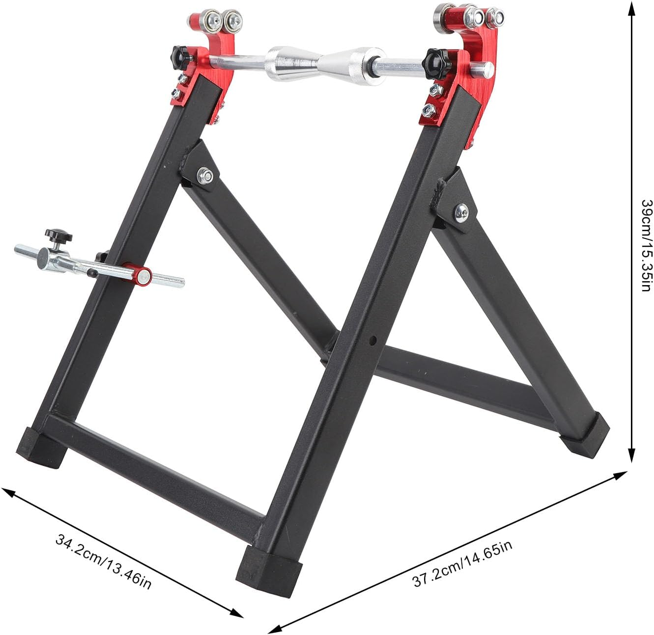 Jiawu Motorcycle Bike Wheel Balancer, Foldable Bike Wheel Truing Stand, Rim Tire Balancer Stand with Adjustable Centering Cones for Most Motorcycle, Sport Dirt BIK ES image number 6