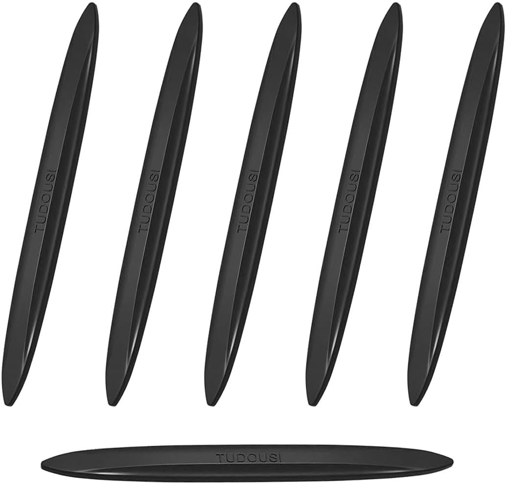 6Pcs Black Silicone Car Door Edge Guards, Anti-Collision Strips, Self Adhesive Rear View Mirror Cover Protective Strip for Car Side Door Mirror, Exterior Door Handles Bumper image number 3