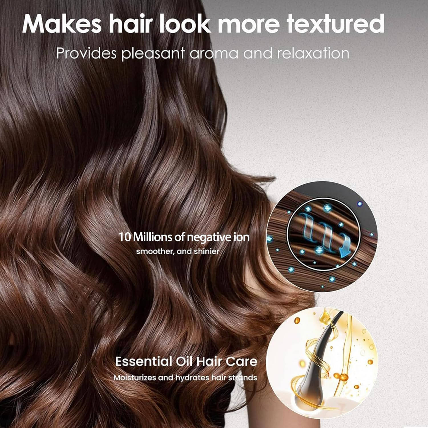 Automatic Rotating Curling Iron,1.1 Inch Curling Wand with 3 Temp, Ionic Hair Waver with Anti-Scald Design, Dual Voltage Hair Curler, Ceramic Coating for Long-Lasting Waves image number 1