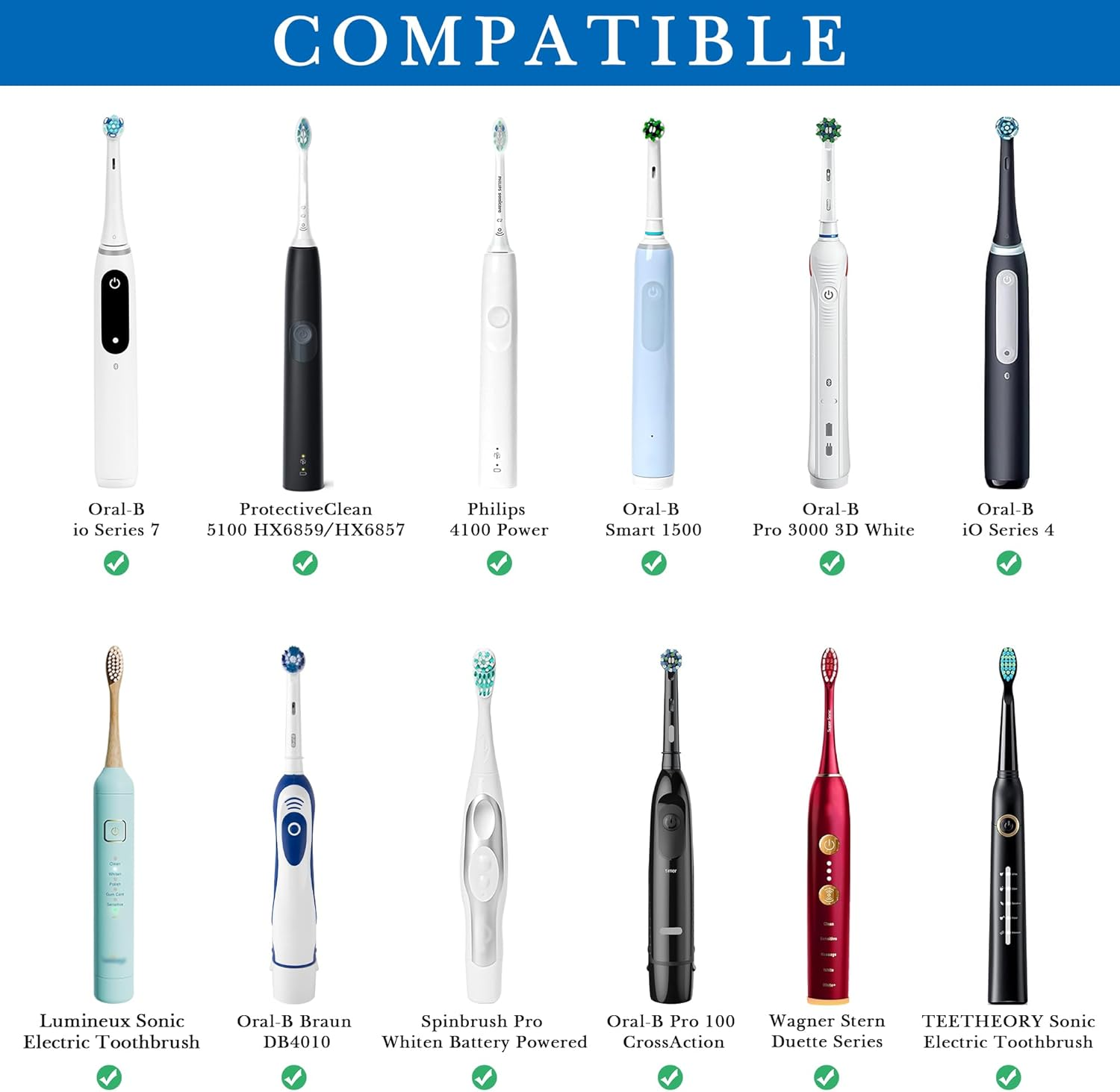 Linkidea Wall Mount Electric Toothbrush Holder for Bathroom, 2 Slots Aluminum Alloy Power Toothbrush Hanger, Self Adhesive Brush Organizer Compatible with Oral-B Io Series (Black) image number 3