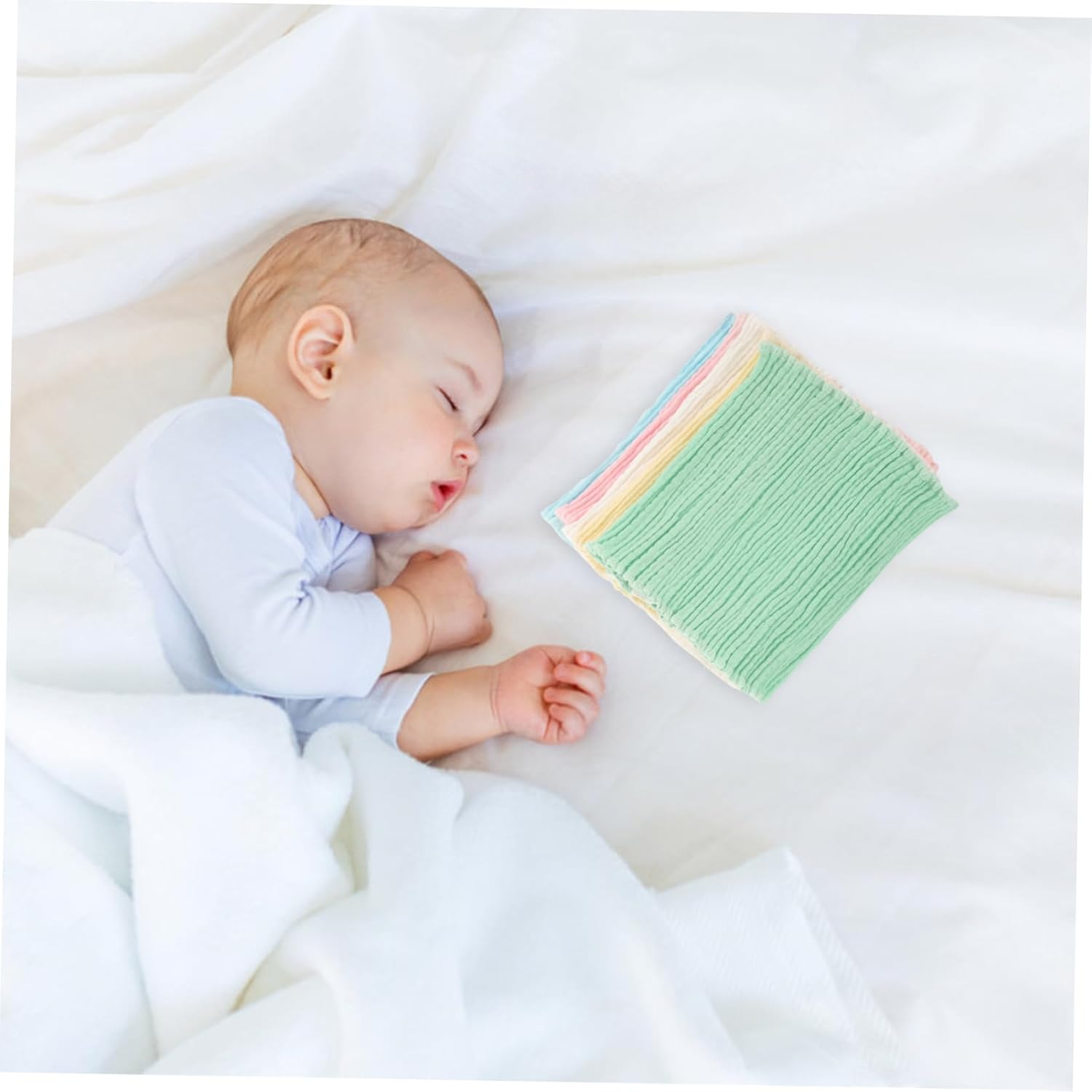 5Pcs Cotton Belly Band Boy Girl Navel Cord Straps Soft High Elastic Belly Bands for Newborn for Protecting and Umbilical Cord after Bathing Daily Wear image number 1