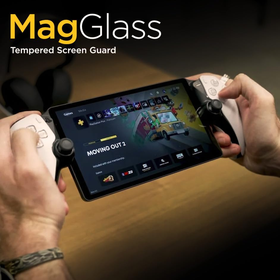 Magglass Tempered Glass for Playstation Portal Screen Protector, Ultra Hd/Anti-Scratch Remote Player Display Guard (8 Inch) image number 3