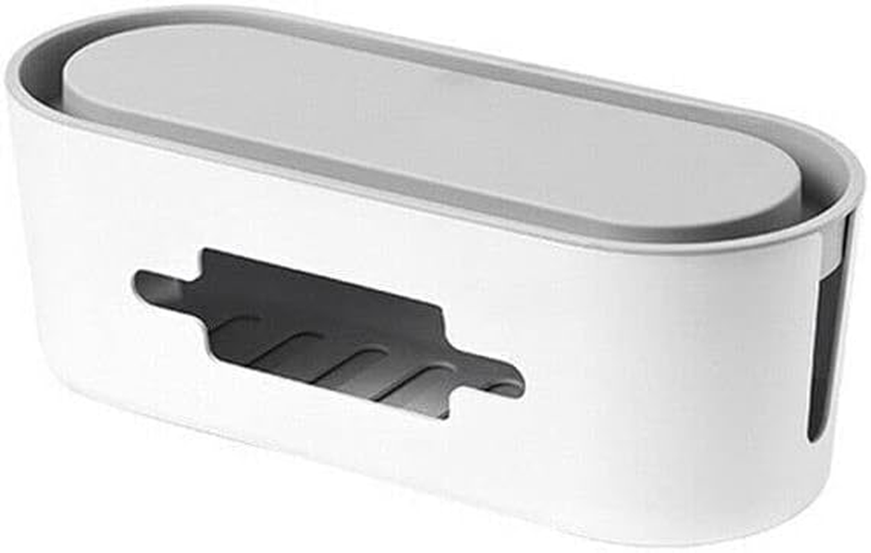 AIMALL Cable Management Box Cable Power Management Storage Box Socket Wire Tidy Organiser Safety Hide Case for Desk TV Computer USB Hub System to Cover and Hide & Power Strips & Cords