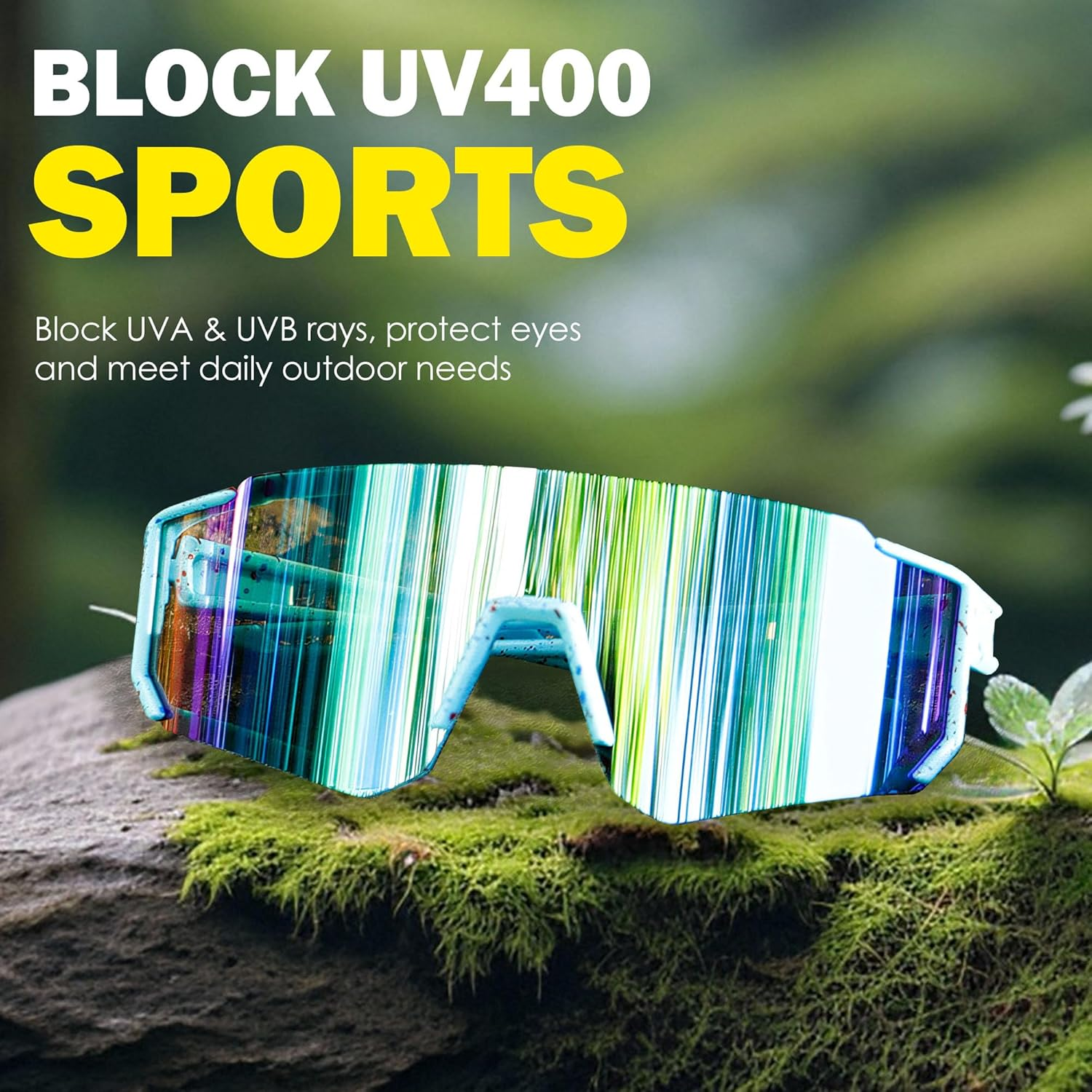 Kids Sunglasses for Boys Girls, UV400 Protection Goggles Youth Sports Sunglasses for Baseball Cycling Climbing image number 4