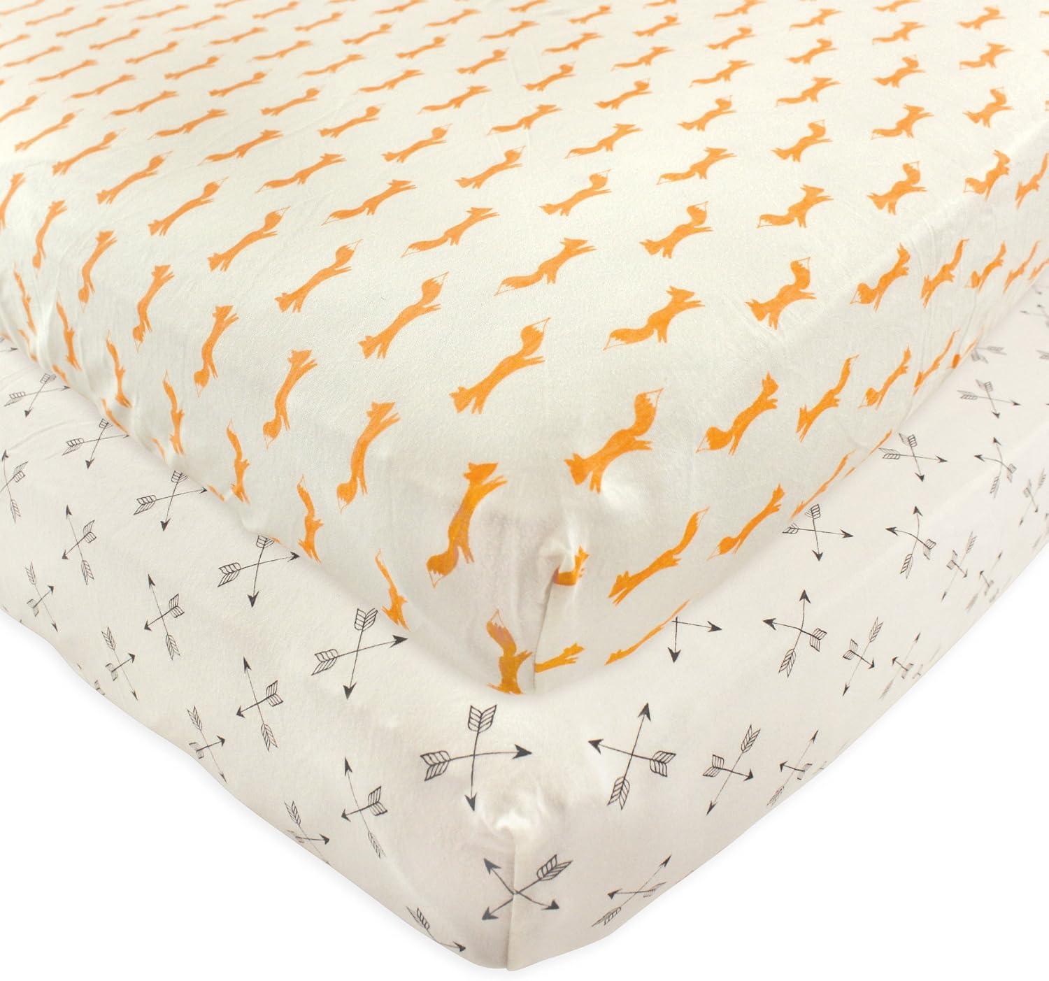 Touched by Nature Unisex Baby and Toddler Organic Cotton Crib Sheet, Barely Pink, One Size