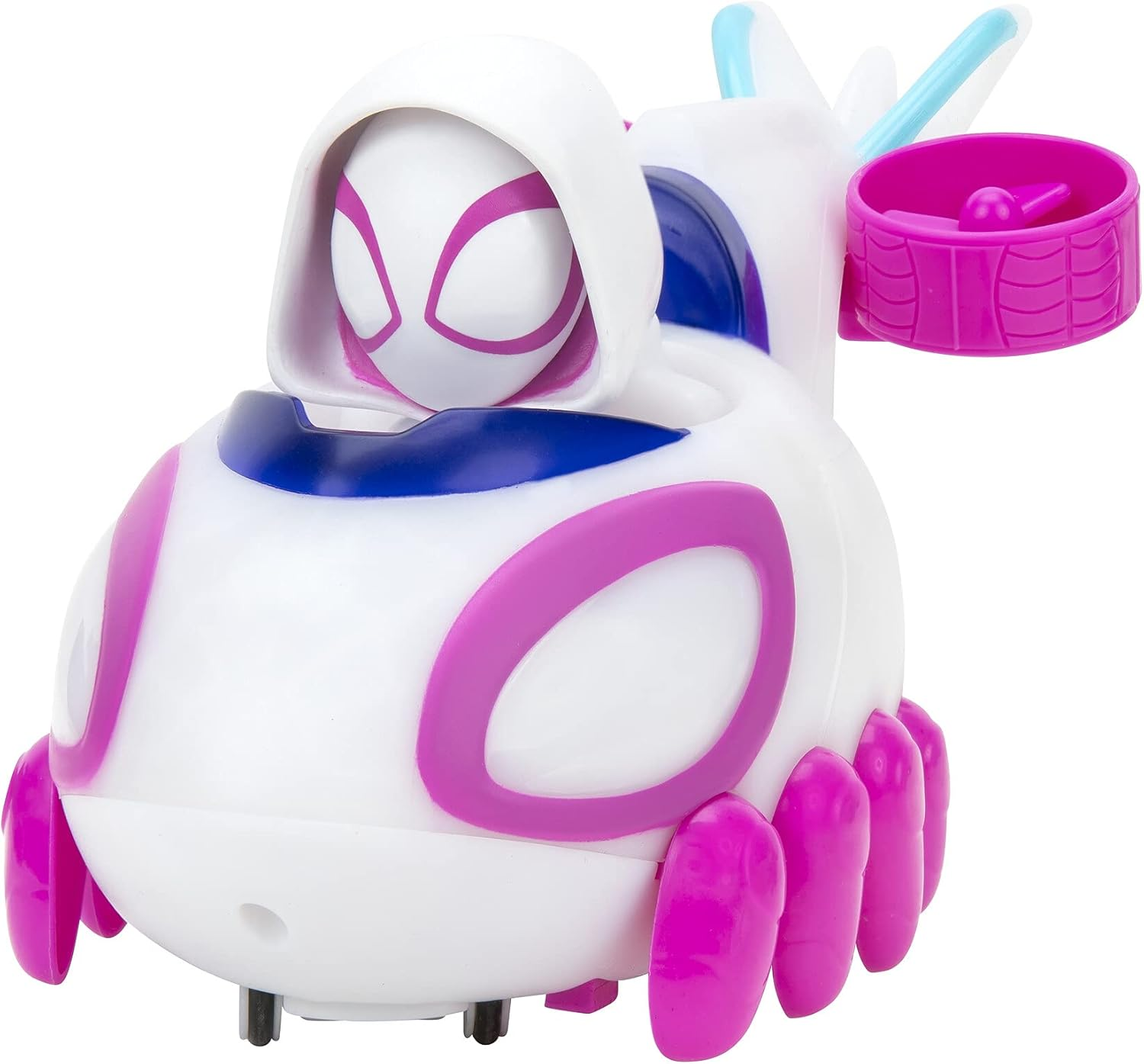 Spidey and His Amazing Friends Ghost Spider Glow N Go Copter Toy image number 3