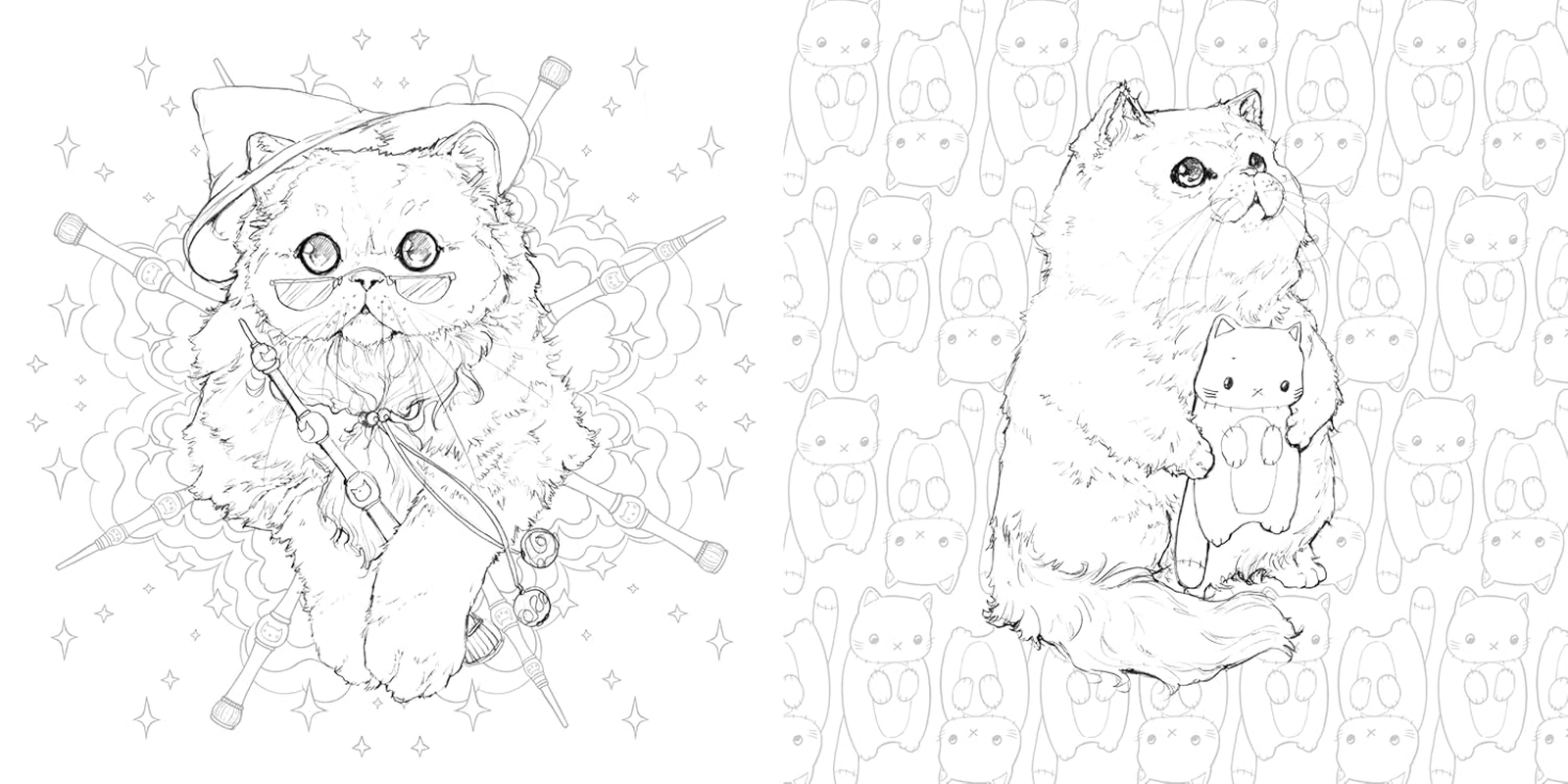 Pop Manga Catitude Coloring Book image number 3