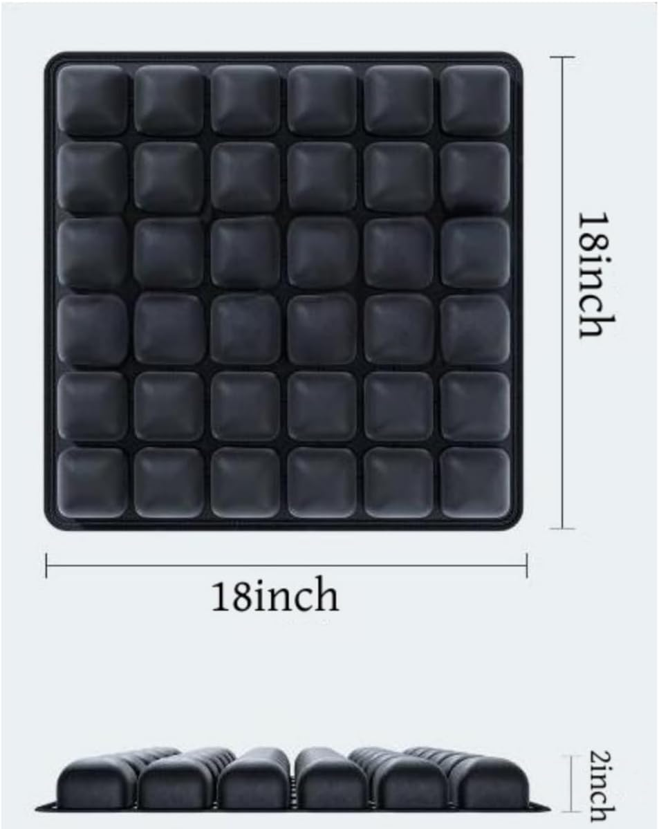 Sondur Travel Cushion,Comfortable 3D Air Seat Cushions,Inflatable Travel Cushion Airplane Seats for Car,Office Chair, Wheelchair image number 5