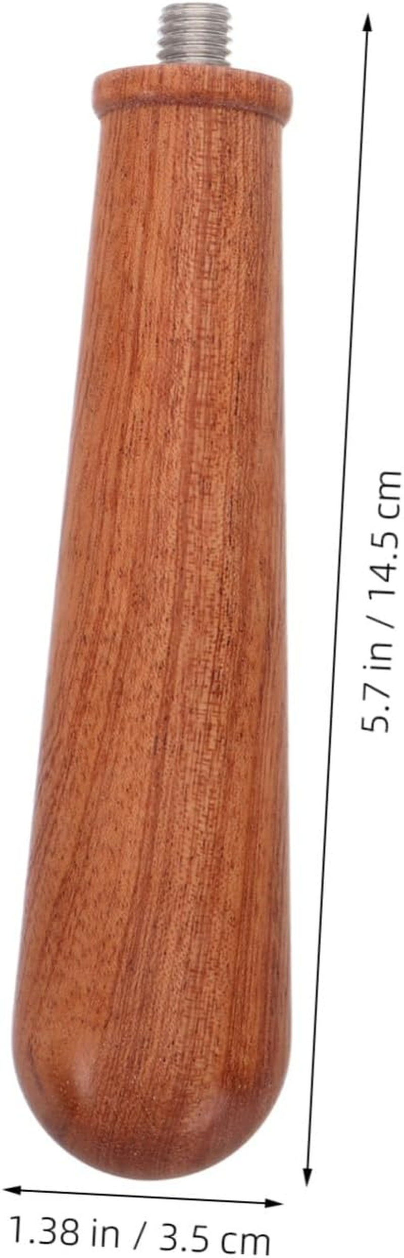 HOLIDYOYO Bottomless Portafilter Replacement Handle M10 Wooden Handle for Espresso Coffee Machine Accessories Sturdy Tea Portafilter Holder Suitable for Manual Coffee Makers