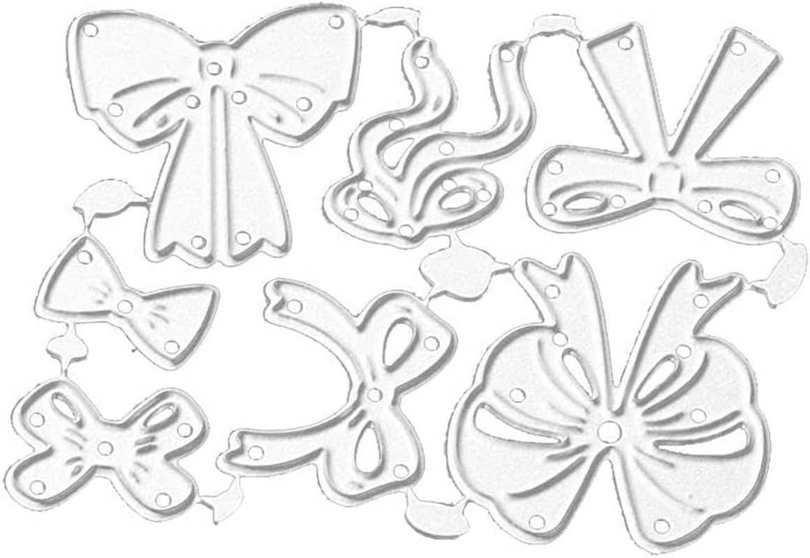 Bow Cutting Dies for Card Making, Cutting Dies Cut Stencils for DIY Scrapbooking Photo Album Decorative Embossing Paper Dies for Card Making Templated