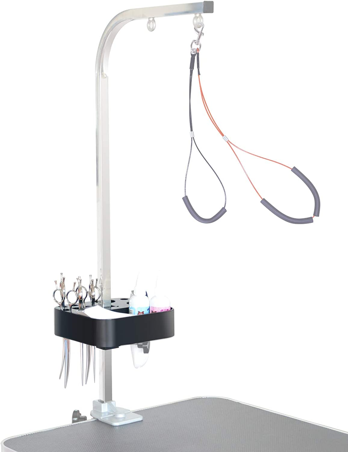 SHELANDY Portable Pet Grooming Tools Holder for Dog Grooming Table and Arm image number 1