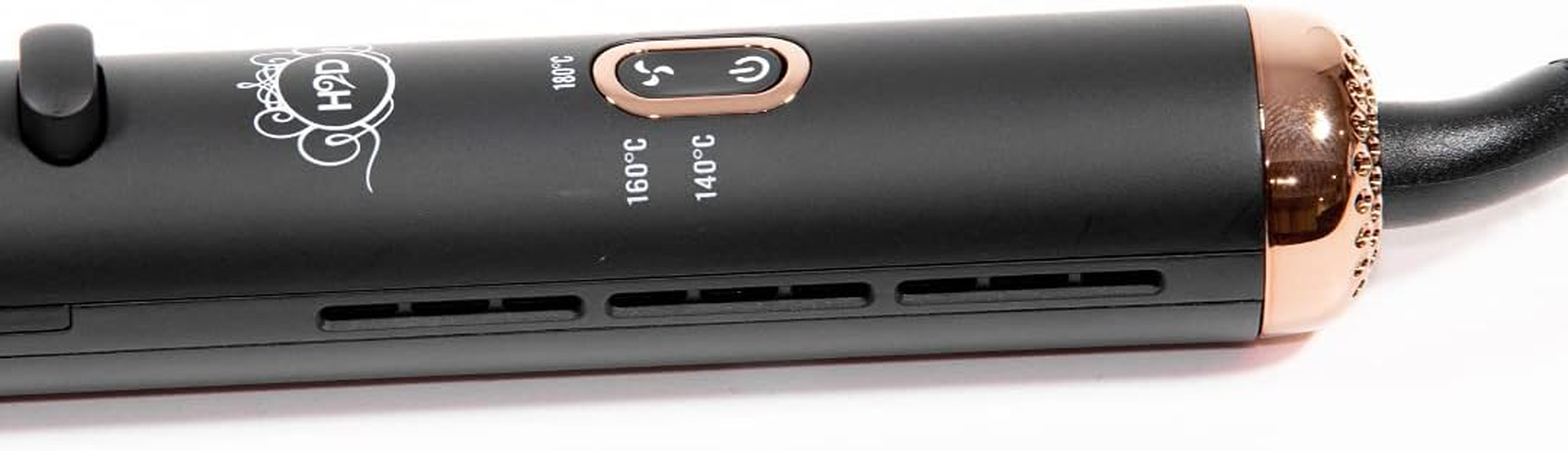 H2D Air Waver Hair Styling Tool, Black and Rose Gold