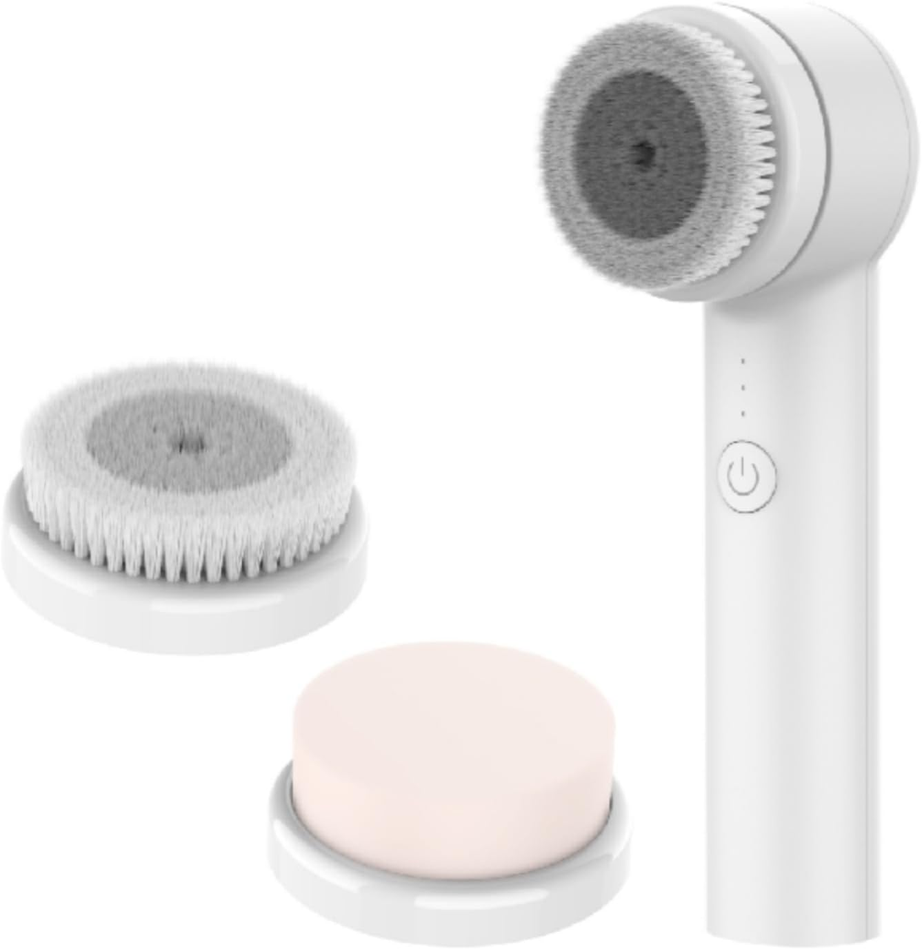 DOCOCO Facial Cleansing Brush, Face Scrubber, IPX6 Clean Exfoliate Massage Skin, 3 Replaceable Heads image number 6