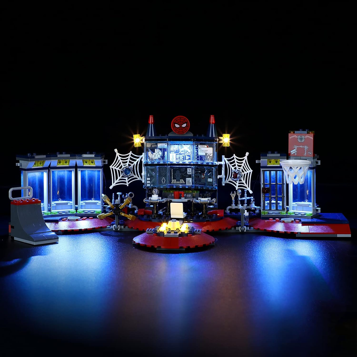 GEAMENT LED Light Kit Compatible with  Attack on the Spider Lair - Lighting Set for Spider-Man 76175 Building Model ( Set Not Included) image number 1