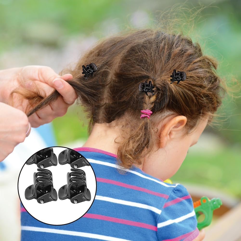 Mini Hair Clips Women Girls Small Durable Plastic Pine Clips Thick Thin Hair Non-Slip Firm Back Other Hairstyles Effortless Beauty Tool Hair Styling Pack of 100 image number 3