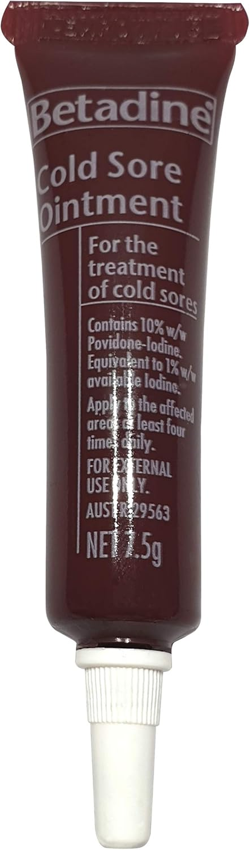 Betadine Cold Sore Ointment, Treatment of Cold Sores, 7.5G (Pack of 2) image number 1