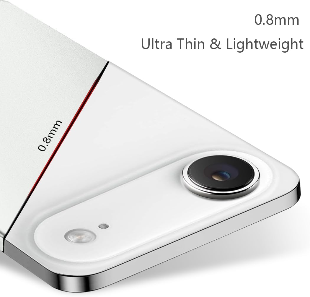 Bastmei for Iphone Air Case, Minimalist Phone Cases Extremely Light Ultra-Light Super Slim Thin Camera Protection Hard PC Cover for Iphone 17 Air 6.55" 2025 (Ash-Colored) image number 5