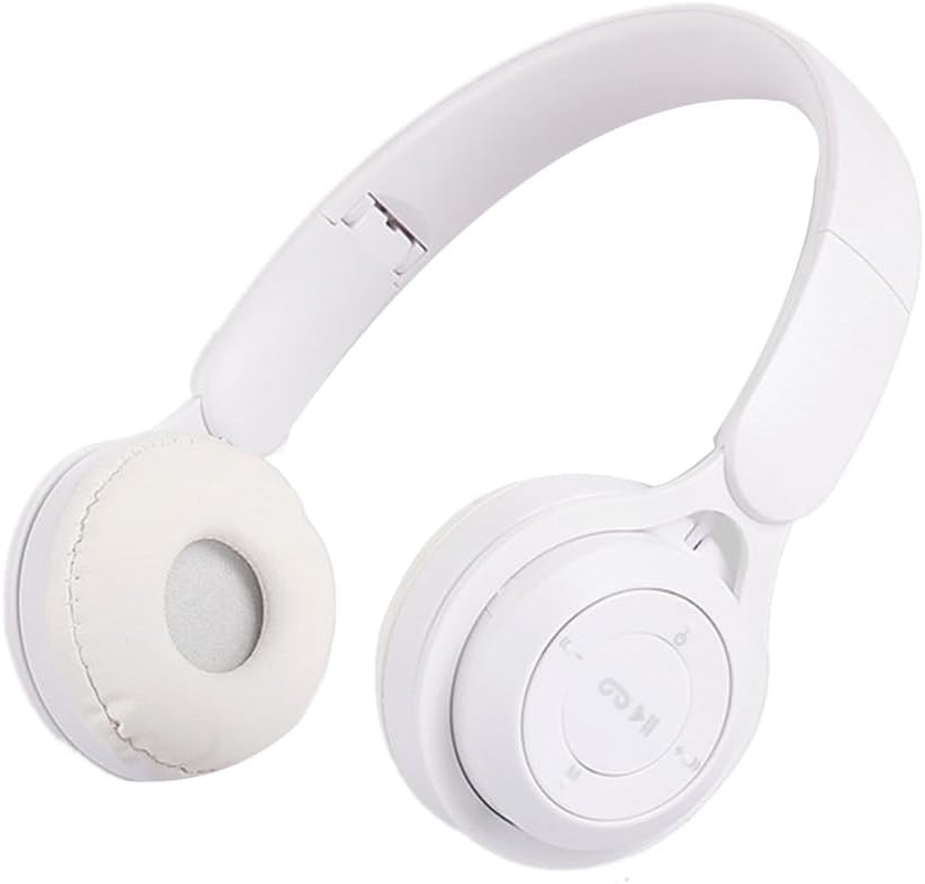 Xelea Headband Bluetooth Headset Y08 Wireless Bluetooth Headset Portable Foldable Children Headset White image number 6
