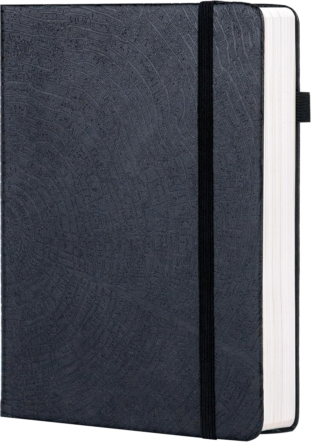 CAGIE Lined Journal for Writing, A5 Tree Growth Ring Leather Bound Journal Notebook, 256 Pages 100 GSM Journals for Men Women, Hardcover Journaling Notebooks for Work, Note Taking