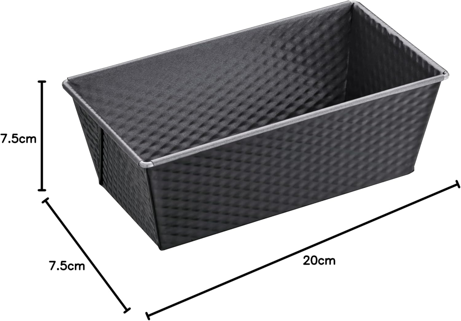 Kaiser Inspiration Loaf Pan, Steel, Black, 20 X 20 X 8 Cm image number 6